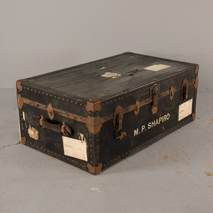 Wooden Steamer Trunk - Image 3