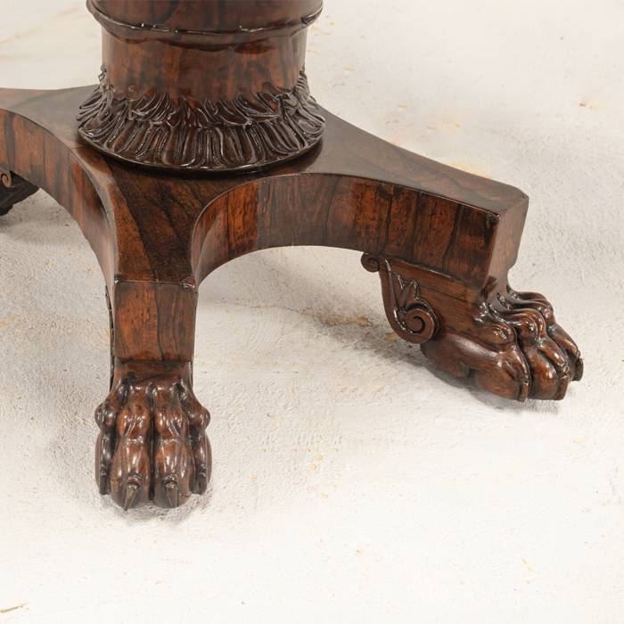 William VI Rosewood Tea Table - Image 6
