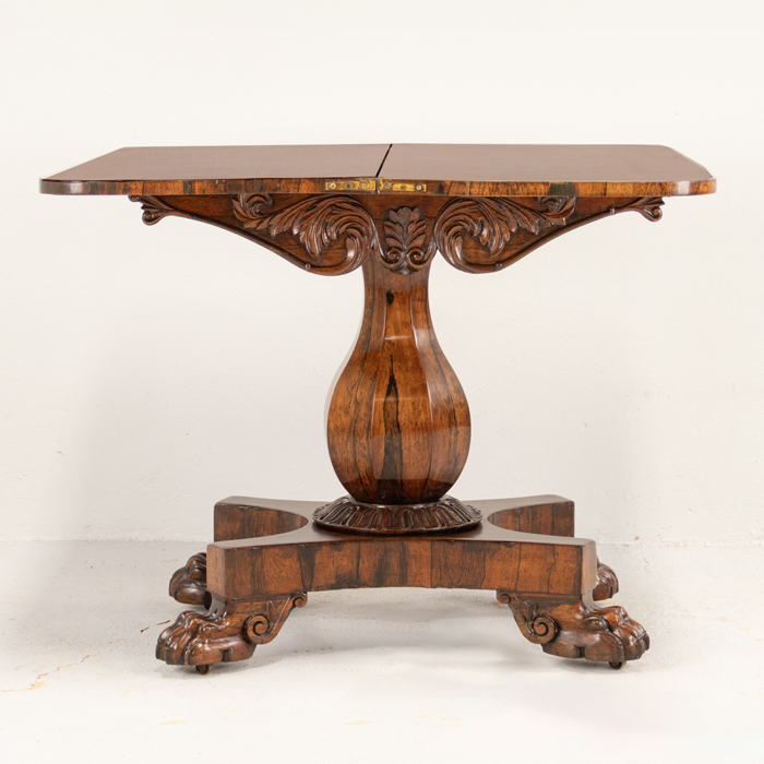 William VI Rosewood Tea Table