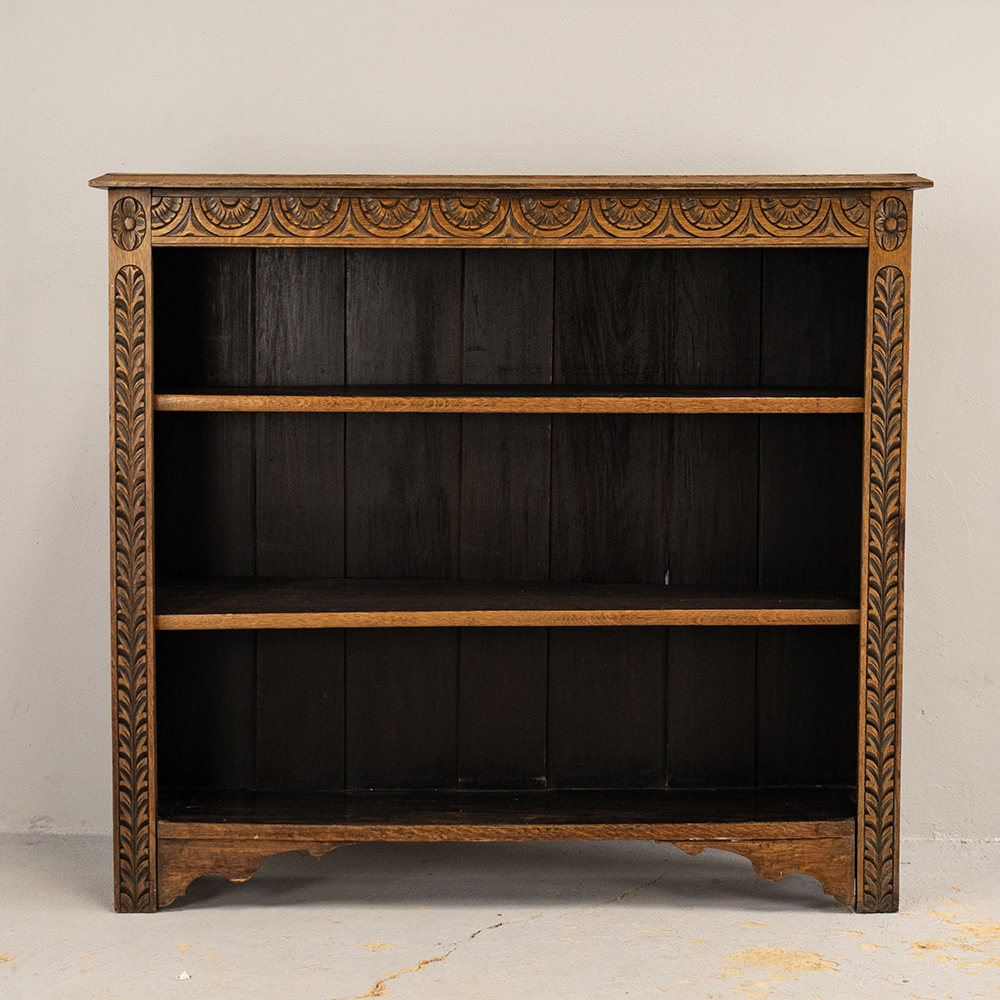 Belgian Oak 3 Tier Bookcase