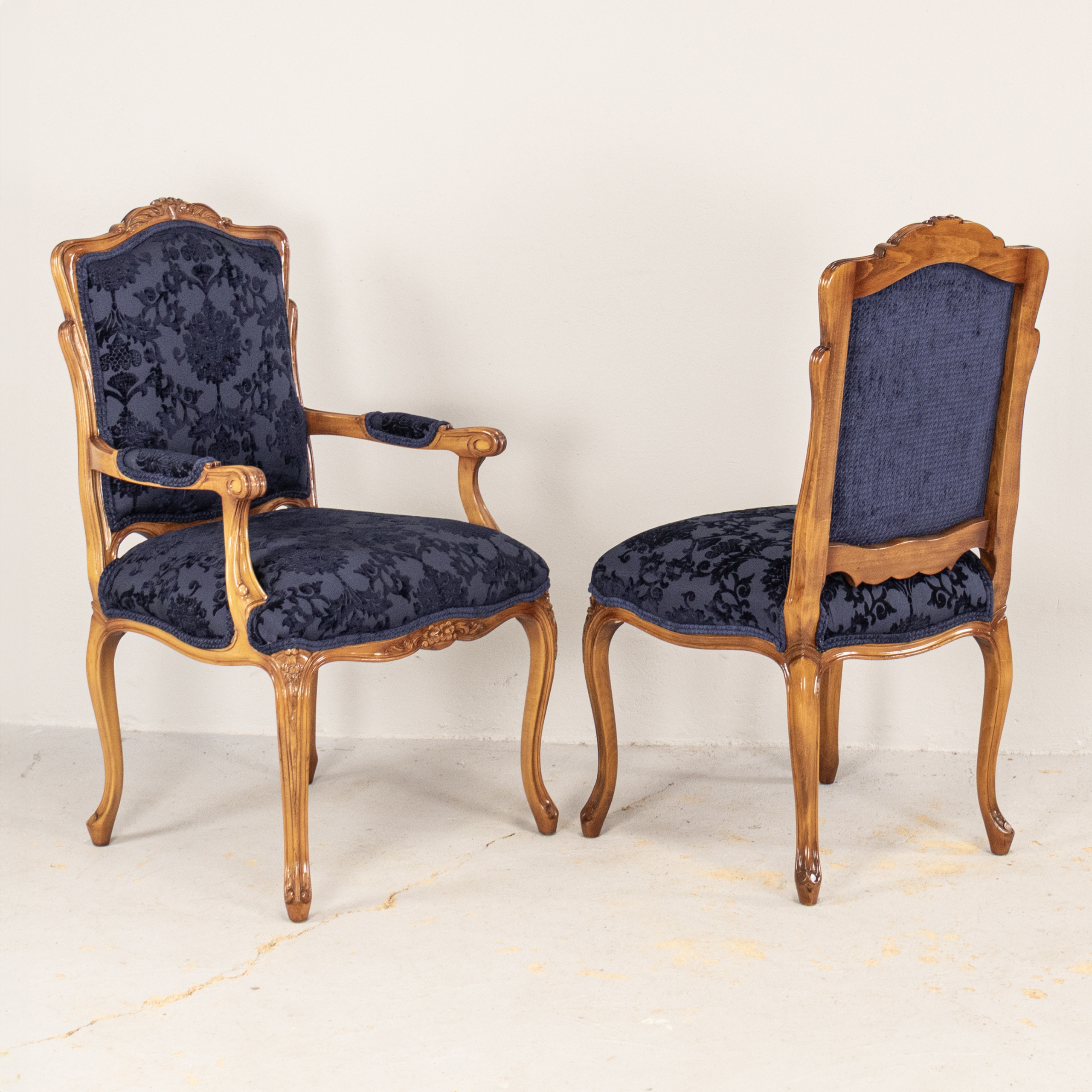 Royal Blue Dining Chairs