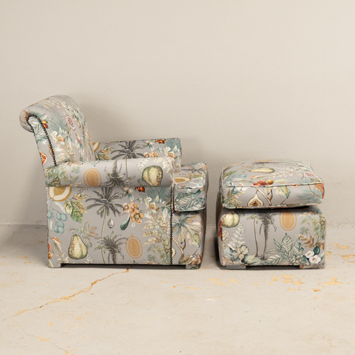 Armchair with Ottoman - Image 3