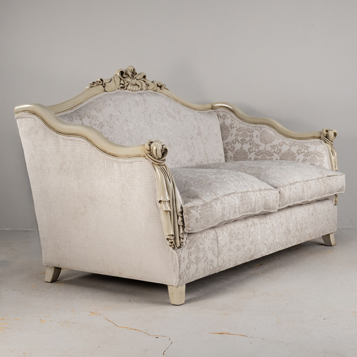 Large victorian settee