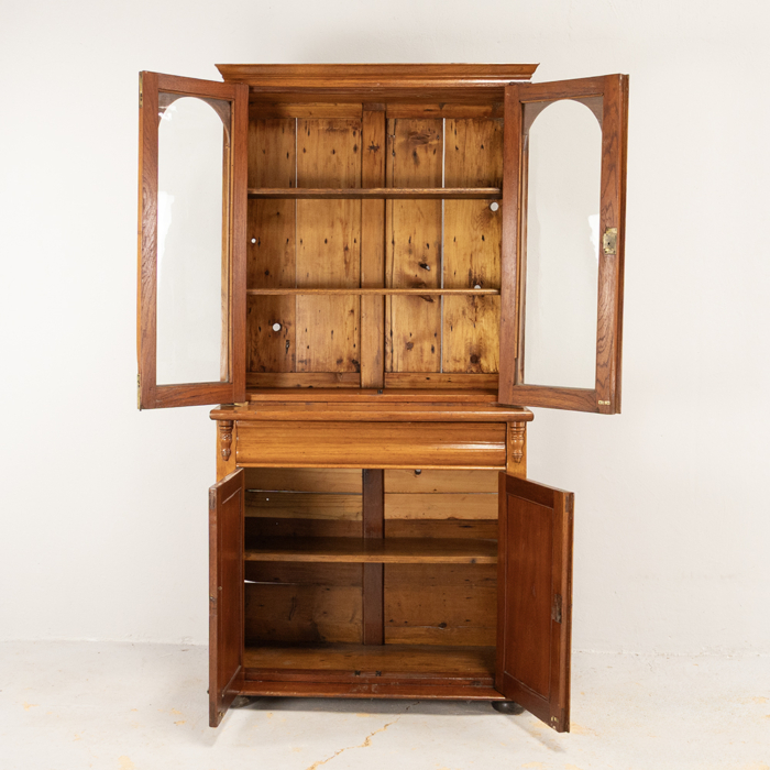 19th Century Hardwood Bookcase - Image 4