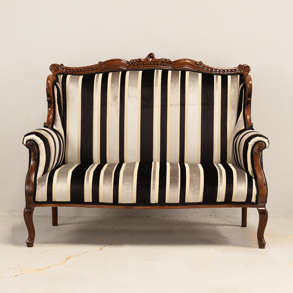 Mahogany Two Seater Settee
