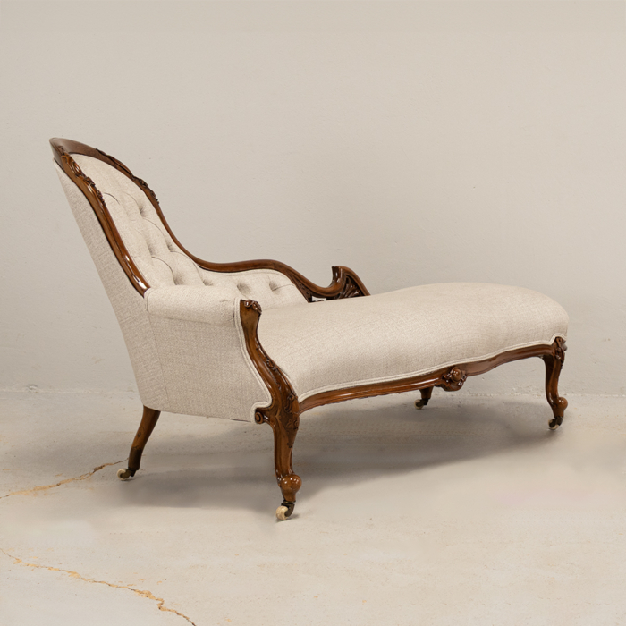 Victorian Rose Chaise Longue - Image 2