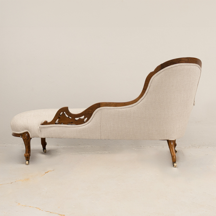 Victorian Rose Chaise Longue - Image 5