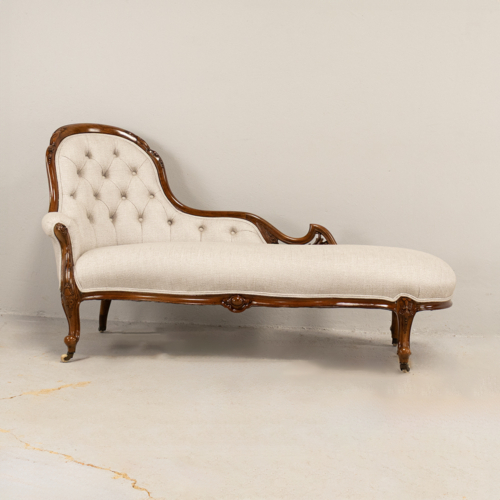 Walnut Chaise
