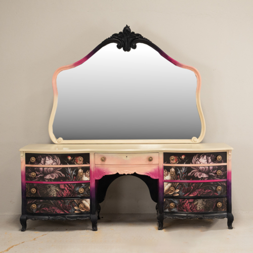 Art in bloom dressing table