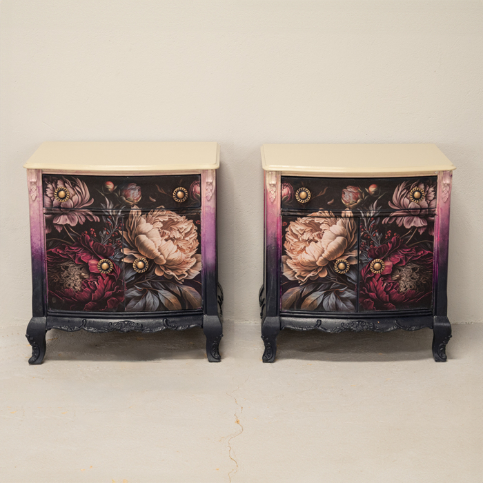 Art in Bloom Pedestals and Headboard - Image 2
