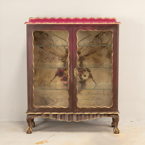 Artistic Display Cabinet
