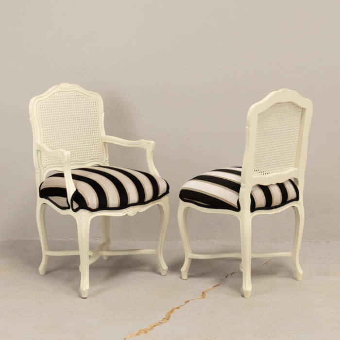 French Rattan Chairs - Image 2