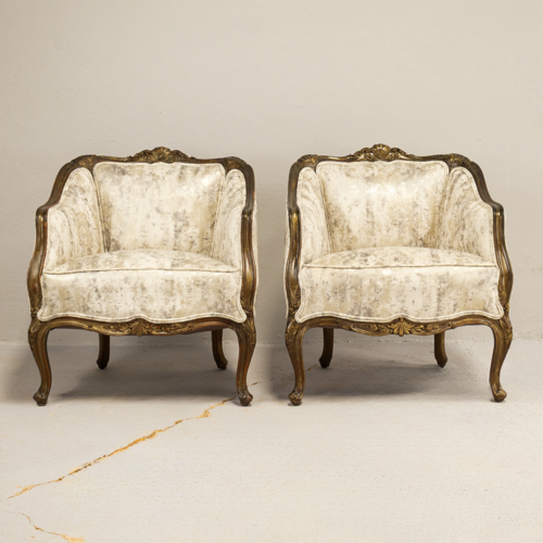 Giltwood Tub Chairs
