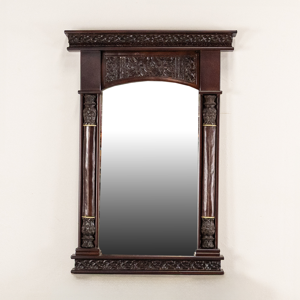 Regal Style Overmantel Mirror
