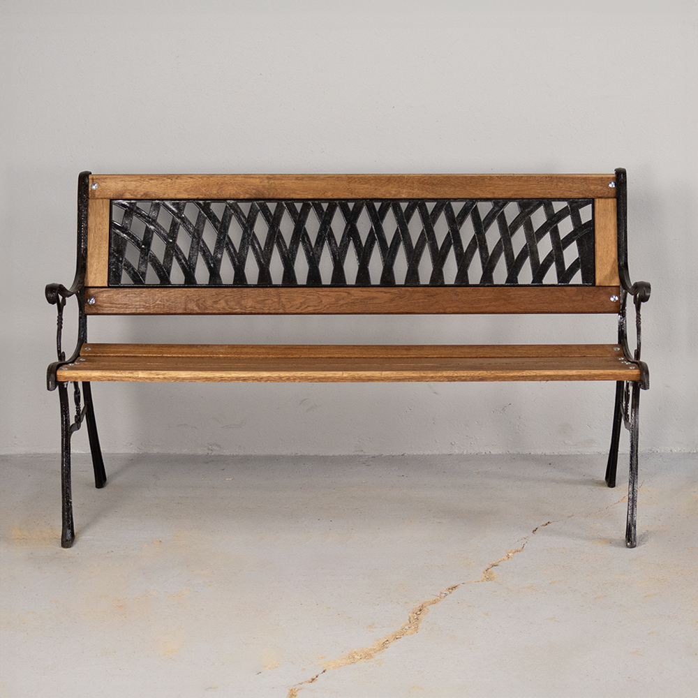 Garden Bench Trellis Back
