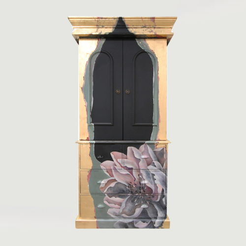 Floral Tall Cabinet