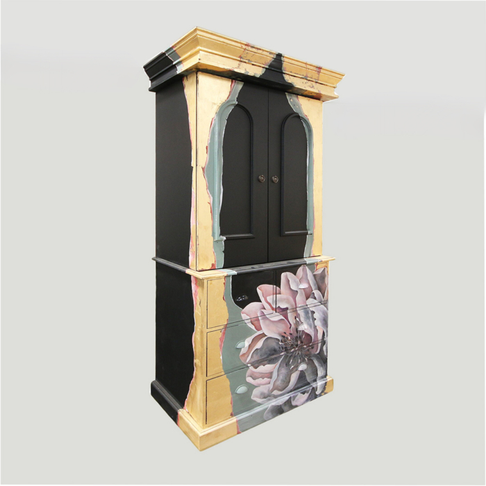 Floral Tall Cabinet