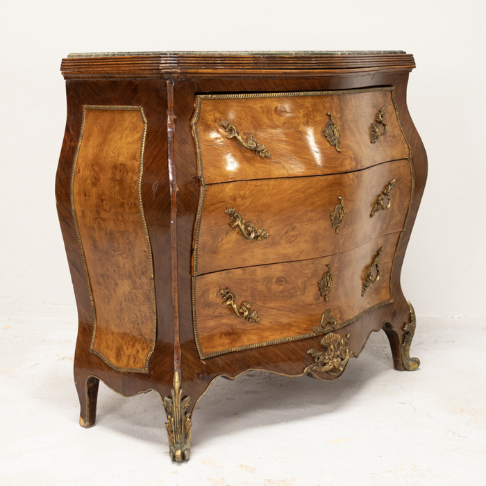 French Marble Top Commode - Image 2