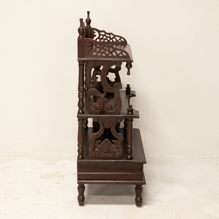 Victorian Style Mahogany Whatnot - Image 4