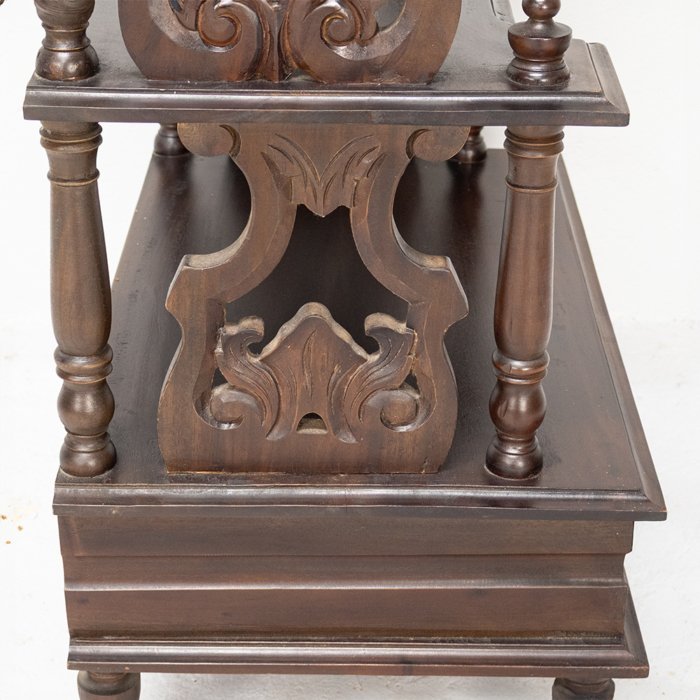 Victorian Style Mahogany Whatnot - Image 8