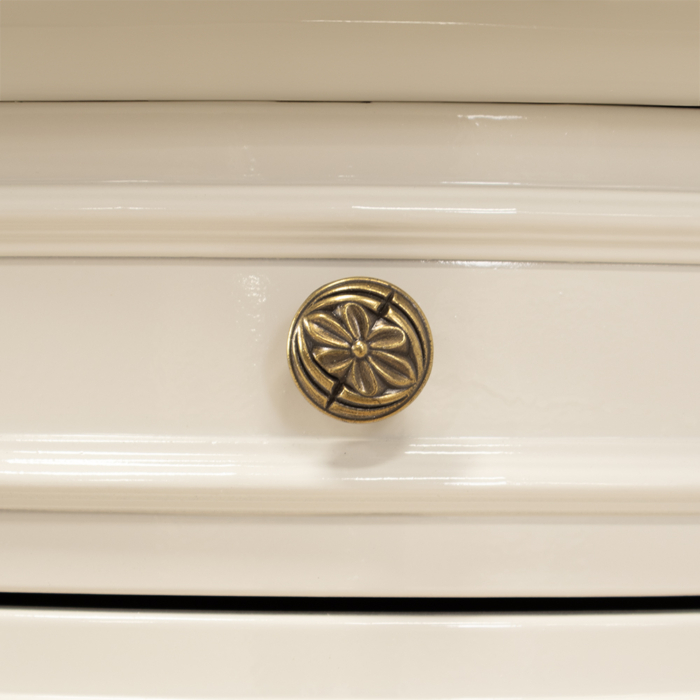 Half moon Carved Style Pedestals - Image 4