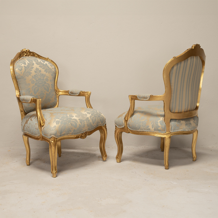 Gilded Arm Chairs - Image 2