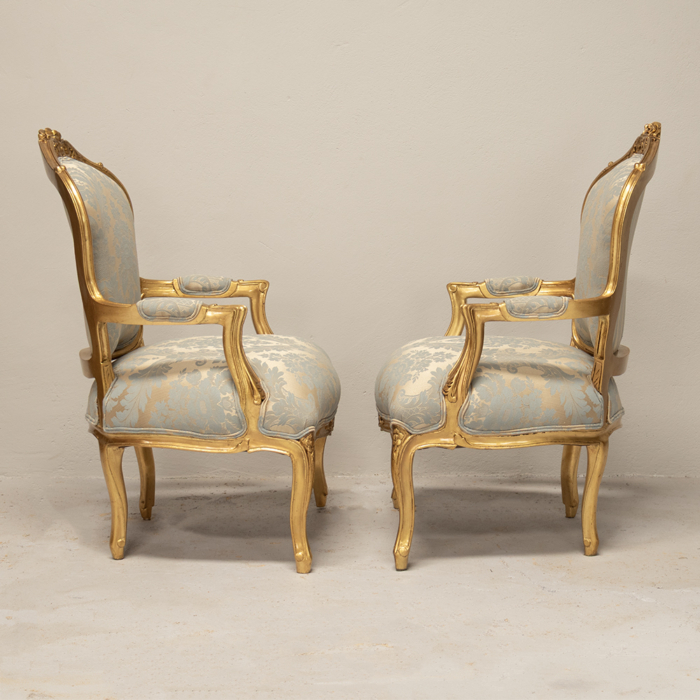 Gilded Arm Chairs - Image 3