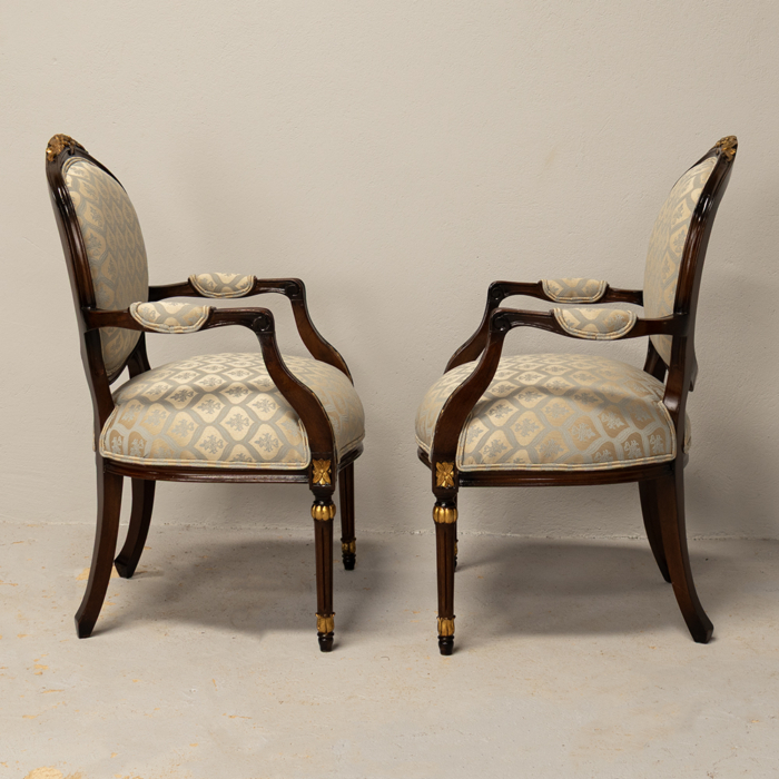 French Empire Style Armchairs - Image 2