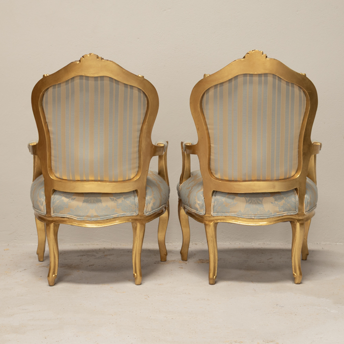 Gilded Arm Chairs - Image 4
