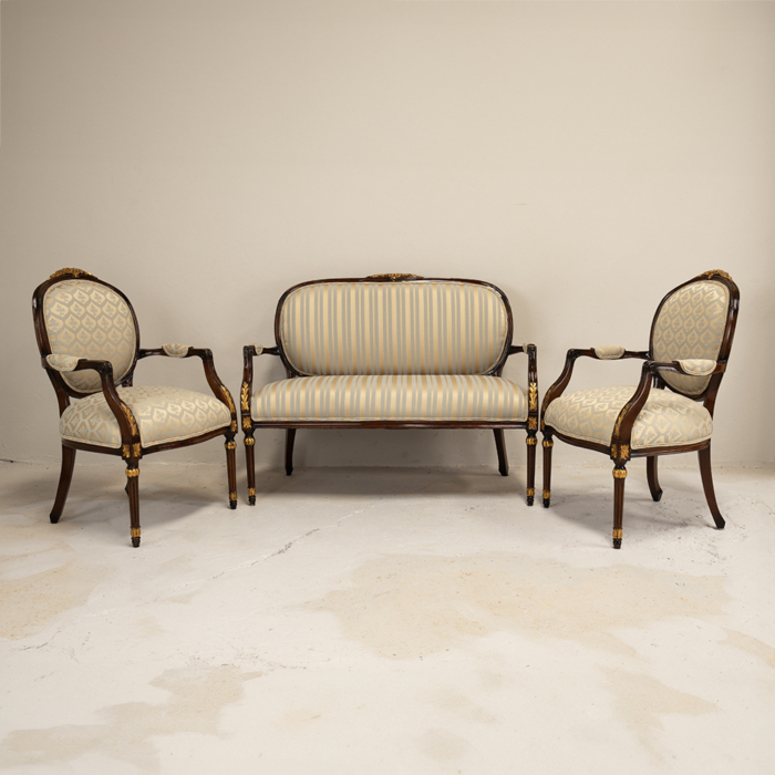 French Empire Style Armchairs - Image 10