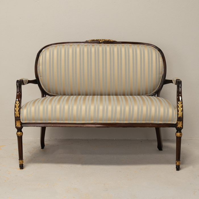 French empire style settee