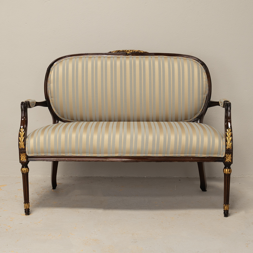 French empire style settee
