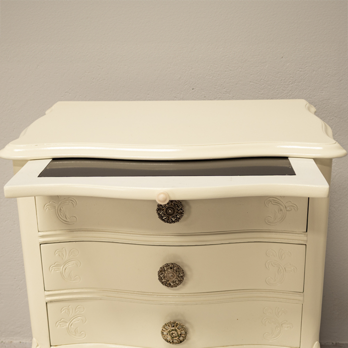 French Style Headboard and Pedestals