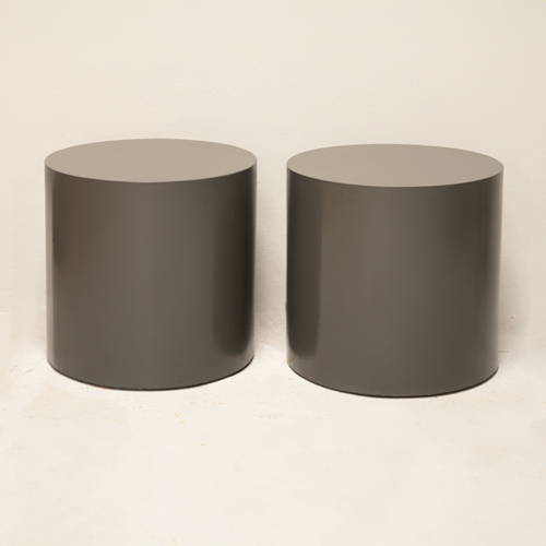 Drum Shape Side Tables