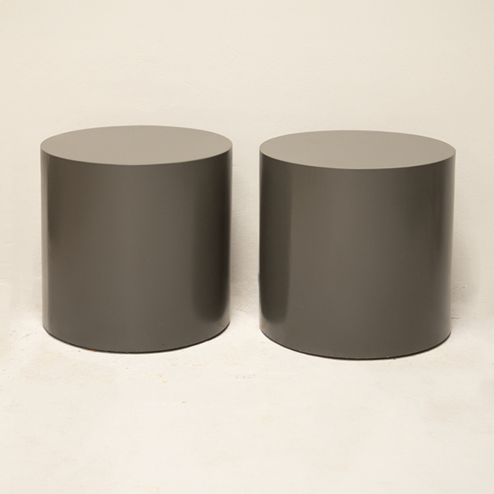 Drum Shape Side Tables