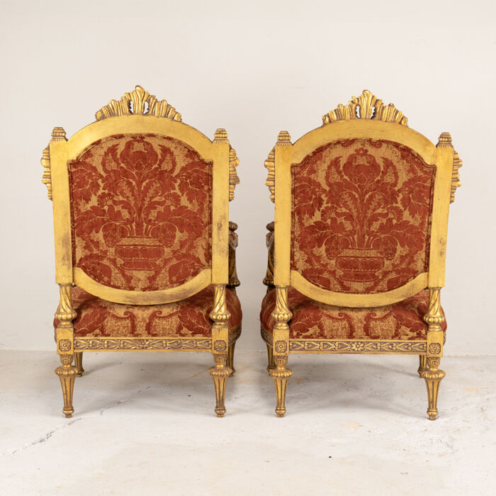 Louis XIV Armchairs - Image 4