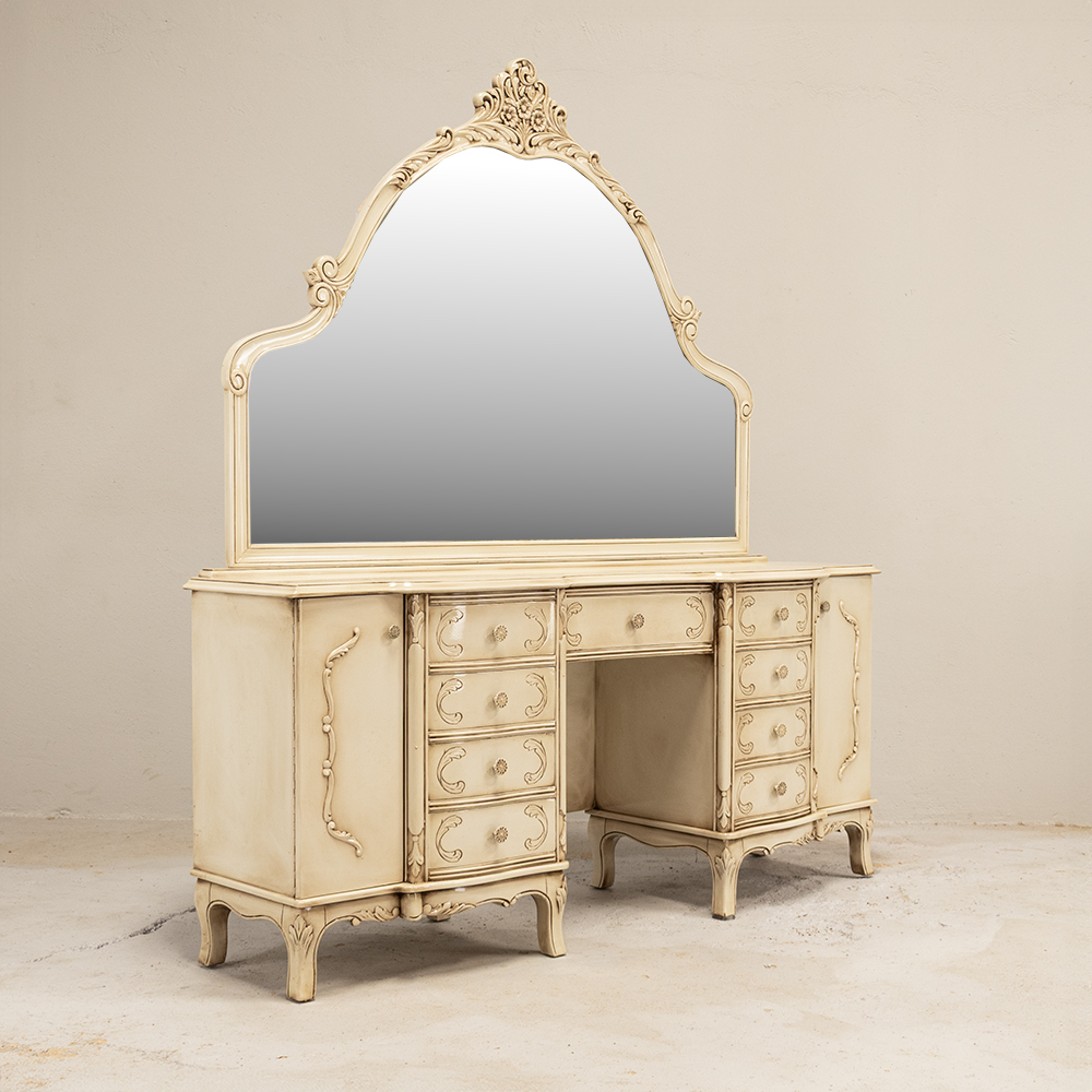 French Provincial Style Dressing Table - Image 2