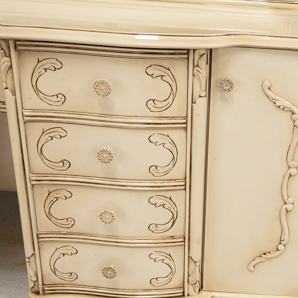 French Provincial Style Dressing Table - Image 5