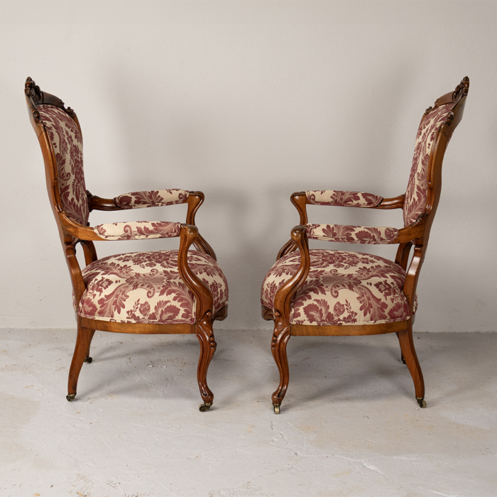Victorian Style Armchairs - Image 3