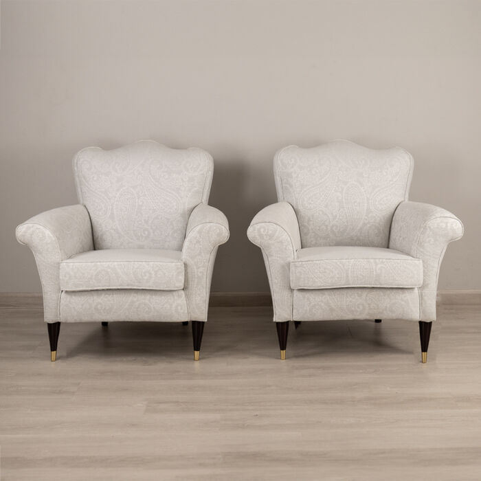 Victorian Armchairs Paisley