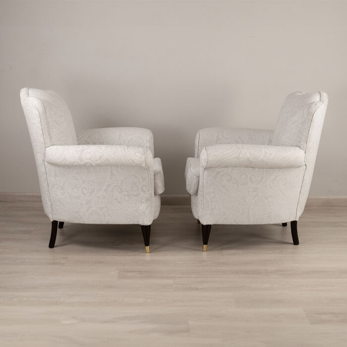 Victorian Armchairs Paisley - Image 3