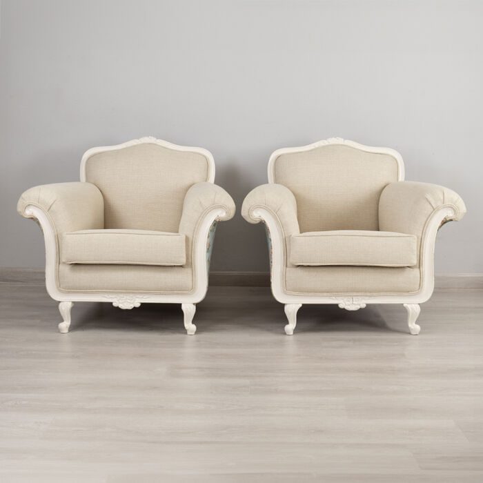Beechwood armchairs