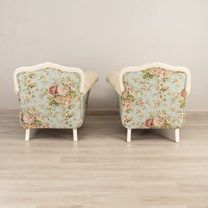 Beechwood Painted Armchairs - Image 4