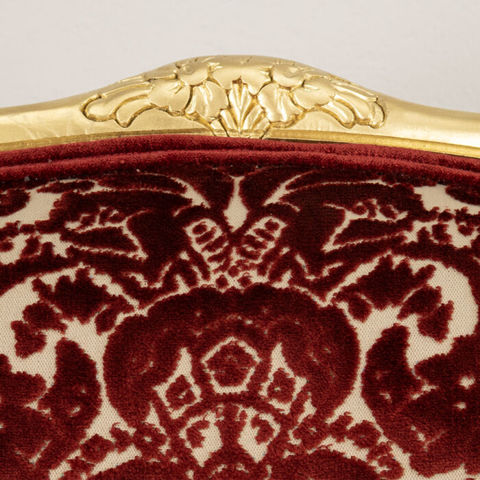 French Gold Armchairs - Image 5