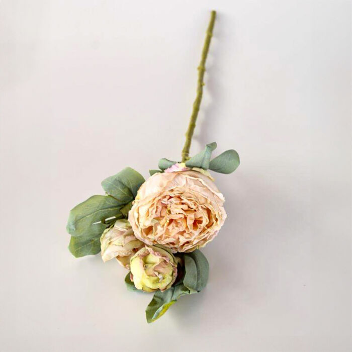 Peony 3 Stem Spray