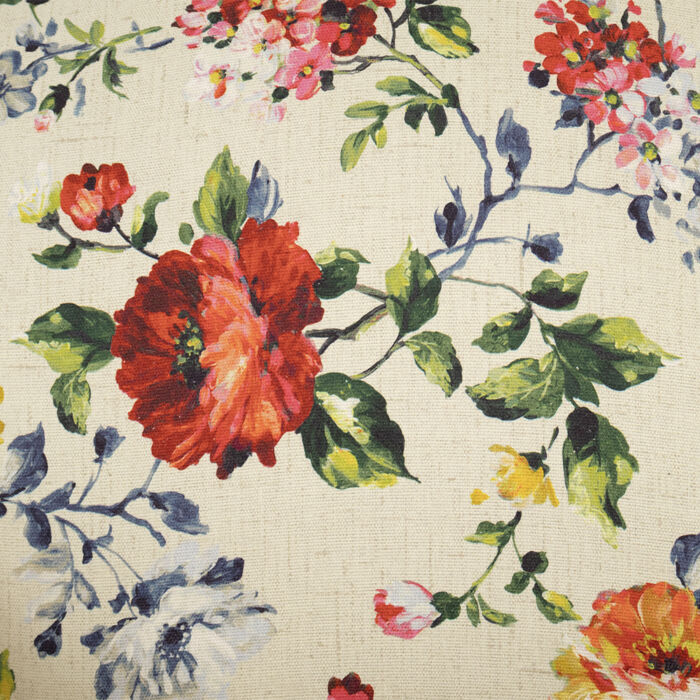 Queen Anne Floral Armchair - Image 7