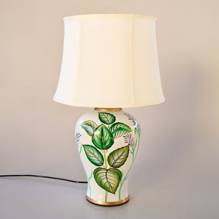 Green leaf lamp