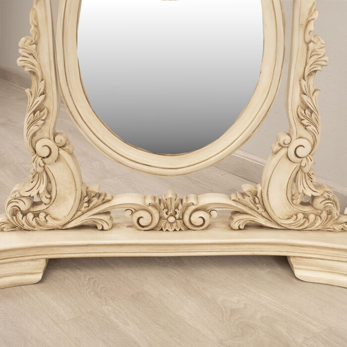 Carved Cheval Mirror - Image 6