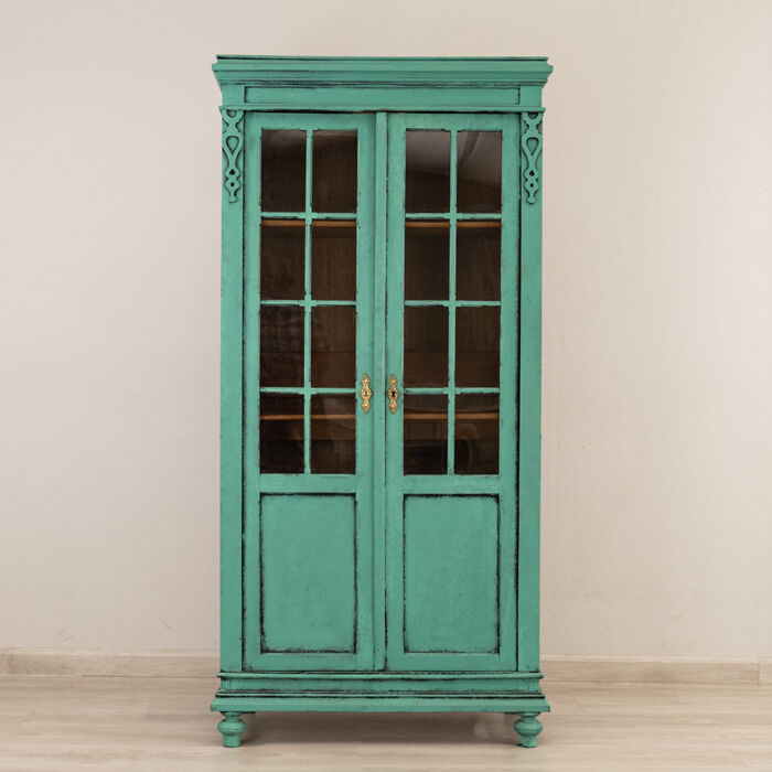 Vintage Painted Bookcase - Image 2