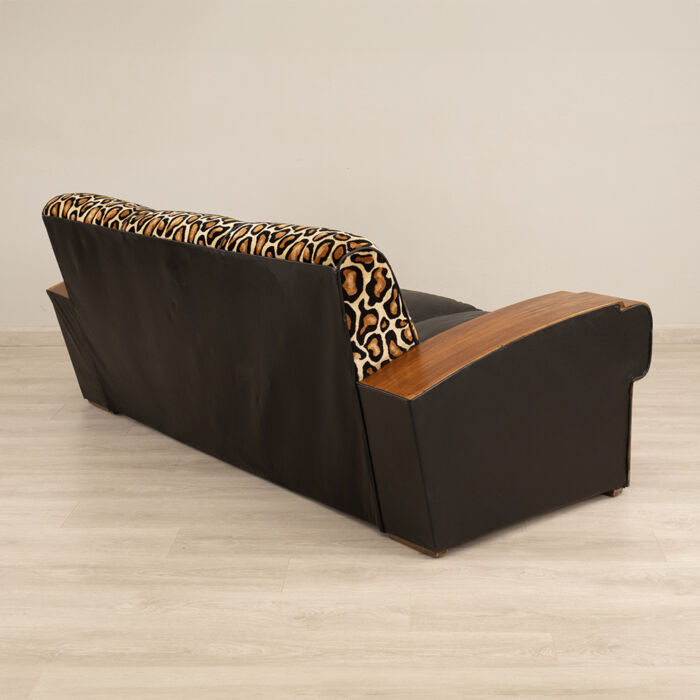 Art Deco Walnut Sofa - Image 5
